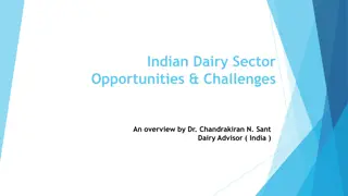 Indian Dairy Sector: Opportunities and Challenges Overview