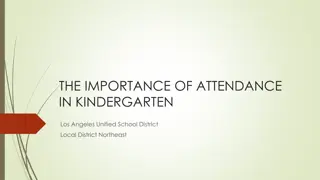 Importance of Student Attendance in Kindergarten for Academic Success