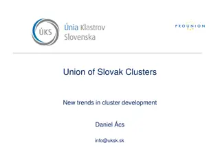 New Trends in Slovak Cluster Development