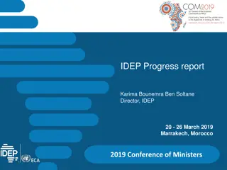 IDEP Progress Report 2019: Impactful Training and Strategic Planning