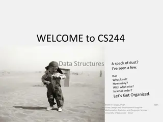 Introduction to CS244 Data Structures and Algorithms Course