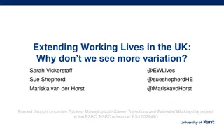 Variations in Extending Working Lives and Retirement Transitions