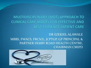 Multidisciplinary Care in Healthcare