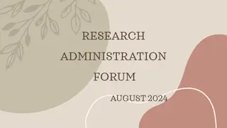 Efficient Research Administration Updates for August 2024