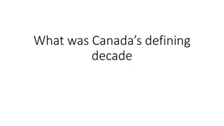 Canada in the Roaring Twenties: Economy, Society, and Politics