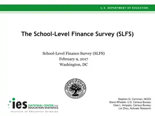 School-Level Finance Survey (SLFS) Overview and Participation