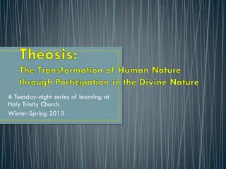 Transformation of Human Nature in Alexandrian Christian Tradition