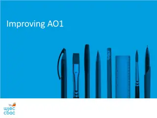 Improving AO1: Characteristics, Depth, Range, and Terminology Use