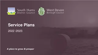 Service Plans 2022/2023: A Place to Grow & Prosper with Strategic Priorities