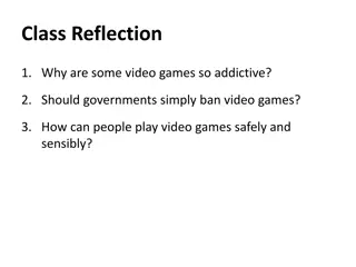 Video Game Addiction and Group Work Strategies