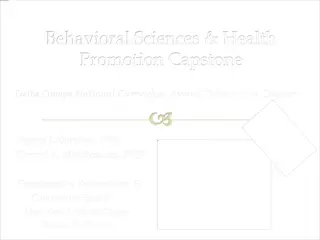 Innovative Capstone Program in Public Health Education
