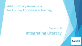 Integrated Literacy Practices for Enhanced Adult Education