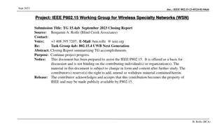 IEEE 802.15 TG 15.4ab September 2023 Closing Report