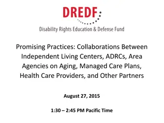 Collaborative Practices Between Aging and Disability Partners