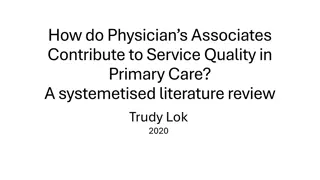 Physician Associates' Impact on Primary Care Service Quality