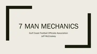 Football Officiating Mechanics for a Smooth Game Flow