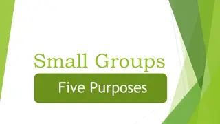 Importance of Small Groups and Biblical Community