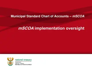 mSCOA Implementation Oversight and Local Government Reform Agenda