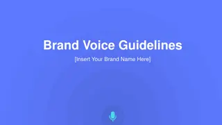 Crafting Your Brand Voice: Guidelines and Strategies for Success