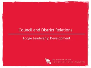 Lodge Leadership Development in Boy Scouts of America