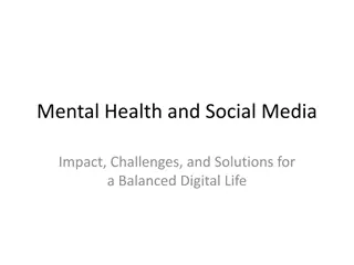 Mental Health and Social Media Impact
