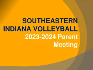 SEIVB Volleyball Club - Parent Meeting & Registration Information 2023-2024