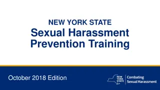 Preventing Sexual Harassment in the Workplace: NY State Training 2018
