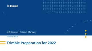 Trimble's Focus on Enhancing Geodetic Software for 2022
