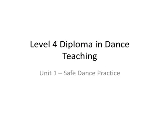 Dance Teaching Diploma: Unit 1 Safe Dance Practice