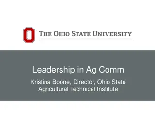 Leadership Strategies for Agricultural Communication Growth