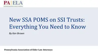 SSI Trusts: Essential Insights from New SSA POMS