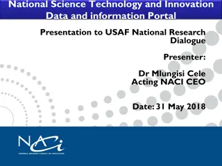 National Science, Technology, and Innovation Data Portal Presentation