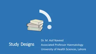 Research Methods in Health Sciences: Study Designs and Data Analysis