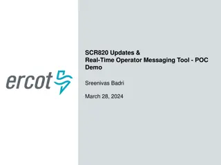 Real-Time Operator Messaging Tool for ERCOT Emergency Event Coordination
