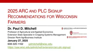 Signup Recommendations for Wisconsin Farmers 2025