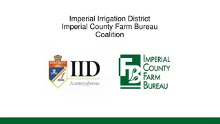 Farming and Water Management in Imperial Valley