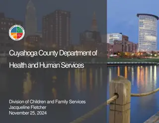 Children and Family Services Overview in Cuyahoga County
