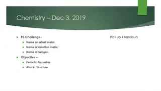 Chemistry Periodic Properties and Atomic Structure Overview