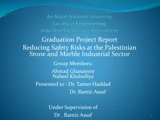 Reducing Safety Risks in Palestinian Stone and Marble Industry