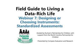 Designing or Choosing Instruments for Data-Rich Program Evaluations