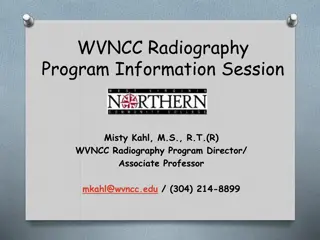 Radiography Program at WVNCC: Information, Requirements, and Career Paths
