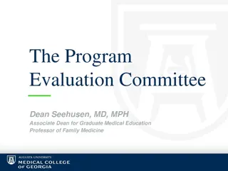 Comprehensive Guide to Program Evaluation Committee Responsibilities