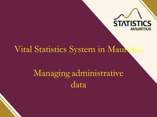 Vital Statistics System in Mauritius