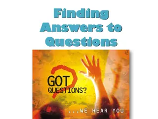 Importance of Questioning in Seeking Answers