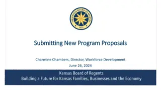 Proposing Technical Programs for Workforce Development