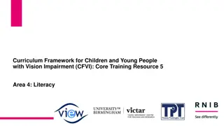 Training Resource for Children and Young People with Vision Impairment