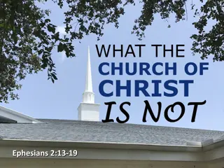 Church According to Ephesians 2:13-19