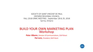Developing a Marketing Plan for Vincentian Organizations