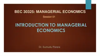 Managerial Economics: A Comprehensive Overview