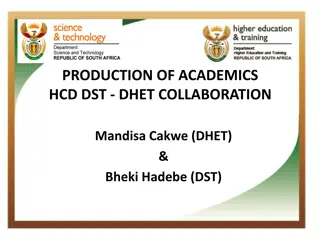 Academics Production Collaboration for National Development Plan 2030